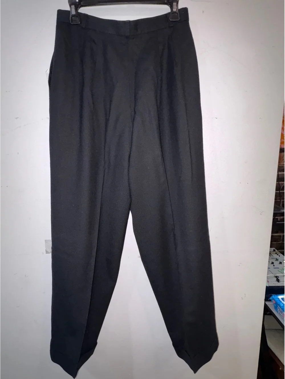 Talbots Black Wool Dress Pants Size 12 Petite